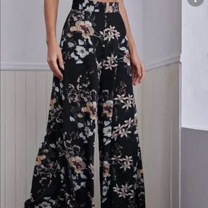 Floral Wide Leg Pant